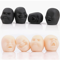 Human Face Expression Ball Squishy Squeeze Toy for Kids Soft Pinch Pop Fidget Toys Children Sensory Entertainment Games Gifts