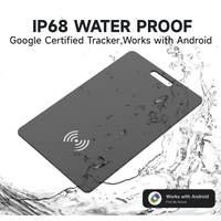 Wallet Tracker Card, Rechargeable Thin Finder, Works with Google Find Hub(Android Only),Item Locator for Luggage Tags Passports