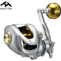 HAUT TON YL200 Metal Baitcasting Reels, 6.3:1 High Speed Gear Ratio, 12KG Max Drag, Perfect For Freshwater & Saltwater Fishing