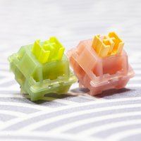 Outemu Silent Peach V3 Switch Silent Lemon V3 Switch Linear Tactile Lime for Mechanical Keyboard POM PA66 Factory Lubed
