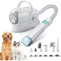 Dog Vacuum Cleaner Cat Hair Dryer 7in1 Pet Grooming Kit Vacuum with Pet Hair Dust Cup Dog Brush for Pet Hair Vacuum Cleaner
