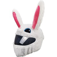 Juste de casque de moto en peluche douce pour la course de moto, protection complète, animal, amusant, anti-poussière