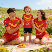 2026 England New Arrival Dragons Catalans Rugby Jersey Mens British Rugby Casual Training Short Sleeve T-shirt Family Kids Tees