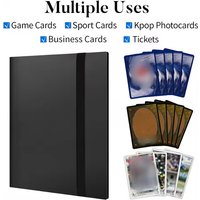 160/360/480 Cards Capacity Pocket Holder Binders Albums For Game Card Book Sleeve Holder PP Cover Ideal For Basketball Cards