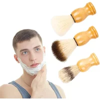 Hair Foam Whipping Brush for Men's Shaving at Home Salon Mane and Beard Brush Beauty Tools
