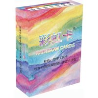 Rainbow Affirmation Cards – 49 Positive Psychology Wisdom Cards for Mindfulness Bilingual (English & Chinese) 8.7*5.7cm