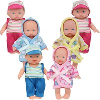 12cm Mini Baby Doll for Kids Realistic Smiling Newborn Doll with Outfit Pajamas Doll Clothes Kids Birthday Gifts Children's Toys