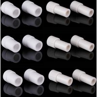 12Pcs Dental Suction Adaptor Suction Connector Tube Convertor Disposable Saliva Swivels Ejector Adapter Tips Dentistry Material