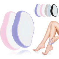 Crystal Hair Removal Eraser,Painless Manual Depilation Tool,Safe Glass Body Hair Remover,Gentle for All Skin,Multi-Color