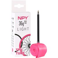 AliExpress NONE NPY TPU Inner Tube 1Pcs 28g Ultralight Bike 700X18 25 28 32 Road Bicycle TPU Material Tire 65mm Length French Valve