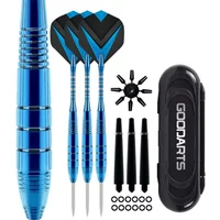 Professional 3 pcs Steel Tip Darts 24g Steel Tip Darts Sets Standard Flight Aluminum Darts Shafts Steel Tip Tool with Box