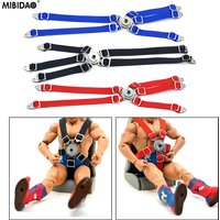 MIBIDAO Simulated Driver Seat Belt For 1/10 RC Crawler Car Axial SCX10 90046 Wraith 90018 TRX4 D90 D110