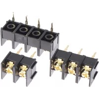 10pcs KF1000 2/3/4Pin 10.0mm Pitch 2/3/4 Pin 2/3/4 Way Straight Pin 300V 25A PCB Screw Terminal Block Connector