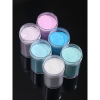 6Bottles Iridescent Fine Glitter Series Powder Resin Supplies Glitters (10g) Flake Crafts Sequins Epoxy Chips Flakes for Tumble