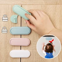 vvocci Safety Locks Drawer LocksKids Multifunctional Anti-pinch Hand Lock Cabinet Cabinet Door Lock Baby Protective Refrigerator