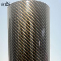 Matte 3D 4D 5D 6D 7D 8D carbon fiber automotive wrap vinyl for automotive body decal wrap Black Texture Film Decals Accessories
