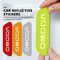 For Chery Omoda 4pcs Reflective Car Accessories Door Sticker Safety Tape Inside Auto Accessories 5 C5 E5 C9 9 EV PHEV 2024 2025