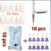 Stylo jetable compatible avec une cartouche d'insuline de 3 ml, 10 mg, outil d'aide quotidienne portable