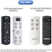 For Sony Camera Wireless Remote Control Rechargeable Shutter Release with OLED Screen for ZV-E10, a6700, a6400, A9III, A1II, A7C