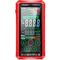 6000 Counts Touch Screen Smart Digital Multimeter, Auto-Ranging Rechargeable Multi Tester for Voltage Current Resistance Test