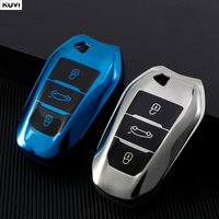 Luxury TPU Car Smart Key Case Cover For Peugeot 208 308 T9 508 2008 For Citroen C4 For Opel Corsa Crossland X Auto Accessories
