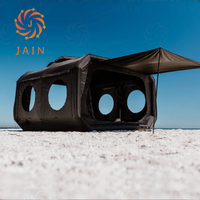 Inflatable House Air Station PVC Inflatable Shelter Camping with Pump Windproof Outdoor Blow Up Tent For Picnic Outdoor Sports