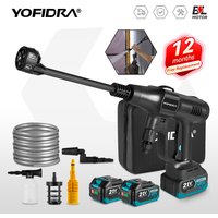 YOFIDRA 6 IN1 haute pression voiture pistolet de pulvérisation d'eau 200Bar sans fil jardin Machine à laver nettoyant outil électrique pour Makita batterie broche