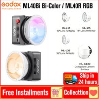Godox ML40Bi / ML40R Bi-Color / RGB LED Video Light Pocket Lighting Portable Fill Light For Vlog/Outdoor/Street Photography/Film