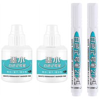 GN 20ML White Ink Oily Marker Pen Filling Paint White Ink Markers Painting Tyre Tread Environmental Waterproof Permanent Pens