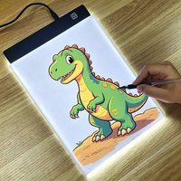 A5 LED Photocopying Table Drawing Board Light-transmitting Copying Table Brightness Adjustable Copy Board Children Painting Toys