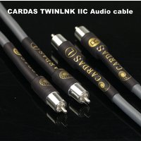 HiFi CARDAS TWINLNK IIC OFC audio cable Silver plated shielding network 2RCA to 2RCA signal cable Hifi-End upgrade cable