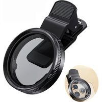 1pc 52mm CPL Universal With Clip Mobile Phone Lens Circular Polarizing Filter