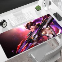Genji Mouse Pad Overwatch Large Gaming Mousepad Xxl 100x50cm 90x40cm Non-slip Pc Gamer Game Mouse Mat Computer Table Desk Mat