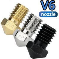High quality High temperature Hardened steel E3d-v6 Nozzle 1.75MM For 3D Printer Nozzles V6 Hotend Voron2.4 Prusa i3 Ender3