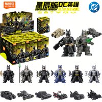 Blokees DC Marvel Hero Batman Star Edition Series Blind Box Toy Batman Motorcycle Collectible Perfect Christmas Gift