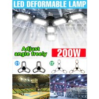 LED E27/E26 Garage Light Bulb AC220V Ceiling Lamp 110V Spotlight 50W 80W 100W 200W For Home Warehouse Workshop Basement Lighting