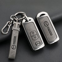 Car Key Full Cover Case Holder Shell Key Bag For Mazda 3 5 6 SKYACTIV Axela Atenza CX30 CX5 CX8 CX9 MX5 RX8 RX7 BT50 Accessories