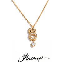 Yhpup Stainless Steel Cubic Zirconia Rabbit Pendant Necklace 2026 New Arrivals Delicate Cute Waterproof Jewelry Gift Recommend