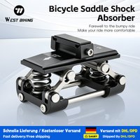 WEST BIKING Lokaler Versand Fahrradsattel Stoßdämpfer Feder-Sattelstütze Kissen für MTB Rennrad Komfortables Fahrradzubehör
