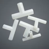 1PC Silicone Three-way Hard Tube Soft Connector T-shaped Tee Pipe Coupling Joint Equal Diameter for Fish Tank Laboratory Garden