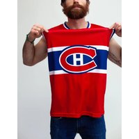 2026 New Montreal Canadiens Sleeveless Hockey Jersey Red Blue White V Neck Training Tank Top Men Sportswear Family Matching