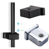 Creative Adjustable Shower Rod Holder Shower Slide Rail Bar Stand Clamp Lifting Rod Fixed Bracket Bathroom Accessories