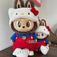 Only Clothes No Doll Hello Kitty In Stock For 17cm 38cm 58cm Labubu Doll Fashion Costume Doll Accessory Outfit Toy Birthday Gift