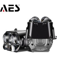 AES 3'TURBO SV LASER-4 Square Bi-LED Projector Lens 90W High Power Car Headlight Solution Car Light Upgrade