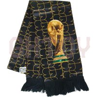 Football Fan Scarf Satin Polyester Supporter Scarf Soccer Team Neck Scarf Double Sided Printed Stadium Match Day Fan Gift Brazil