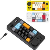 19 Gaming Keyboard With Color Effects Programmable Joystick Double Scroll Wheel Hot Swappable and Ergonomic Keypad