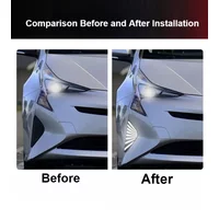 For Toyota Prius 2016 2017 2018 Car Led Daytime Running Lights Flowing Turn Signal Front Fog Light Modification 12V Daylights