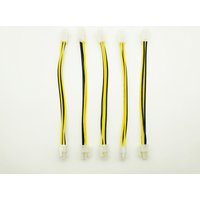 5PCS ATX 4 Pin Male to 4 Pin Female 4pin Power for Motherboard PC CPU Power Supply Extension Cable 4Pin Connector Adapter 20cm