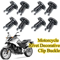 10/20pcs motorcycle push rivet decorative clip buckle Plastic for Honda Expansion rivet clip buckle Screw Push Rivets Trim Clip