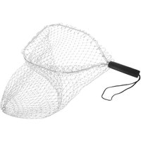 Mesh Fabric Fishing Net Mesh 30cm Square Anti-hook Fishing Catching Basket Alloy Material Large Capacity